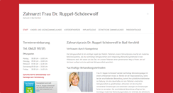 Desktop Screenshot of dr-ruppel-schoenewolf.de